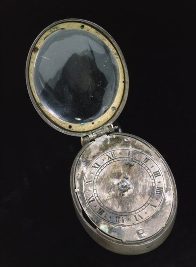 Oval Puritan watch, c.1650 by English School